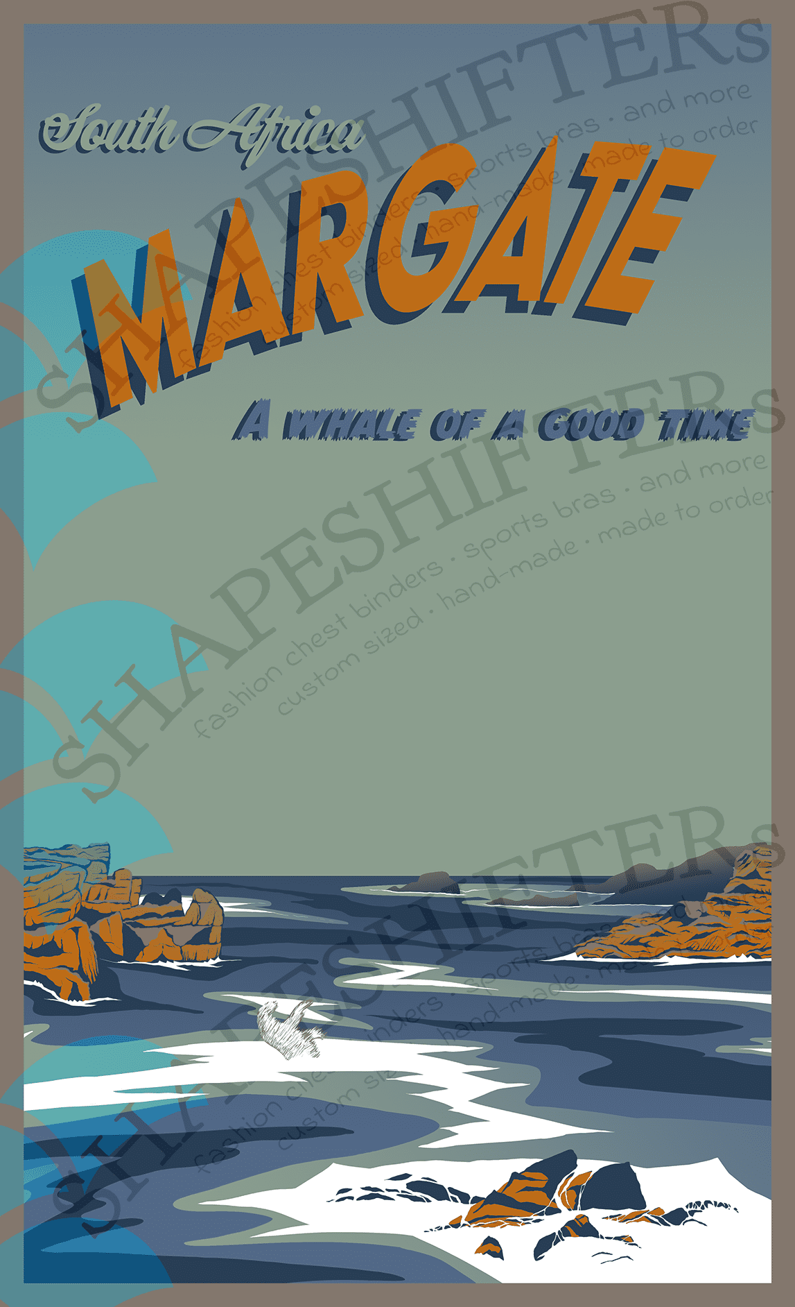 Watermarked image of the Trunko travel poster art print.