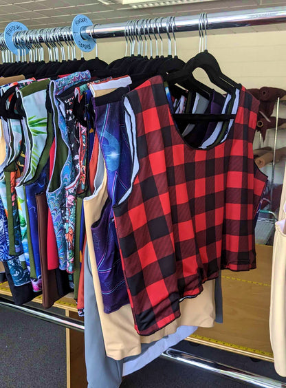 Buffalo Plaid chest binder